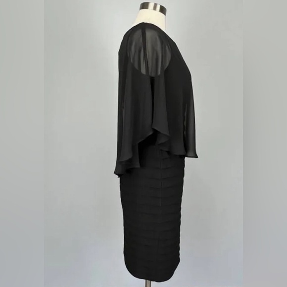 Adrianna Papell Black Diva Plus Dress - Picture 6 of 7